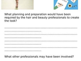 UV21583 – Responding to a Hair and Beauty Design Brief