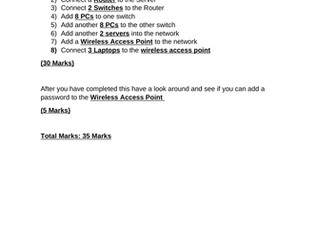 Cisco Packet Tracer Activity - KS3/4/5