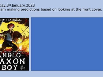 Anglo Saxon Boy reading comprehension unit of work