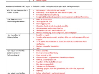 Interview Questions and Answers Secondary Teacher