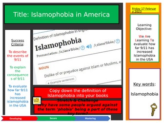 Rise of Islamophobia - Full Lesson