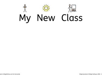 About Me Generalised Booklet with symbol supports