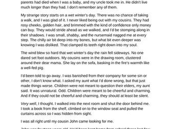 Jane Eyre Year 6 Reading skills [A recount text].