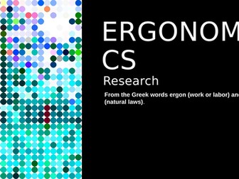 DT Research - Ergonomics