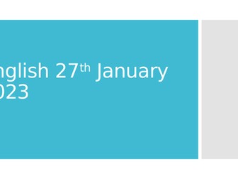 Features of an Information Text