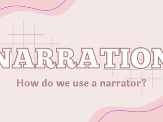Devising- Using a narrator