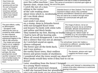 Raymond Antrobus - 'With Birds...' analysis/annotation