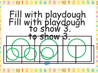 Maths playdough mats