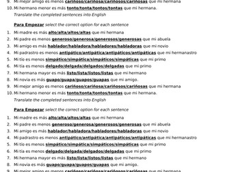 ¿A Qué Dedican Tus Padres? Jobs Bundle