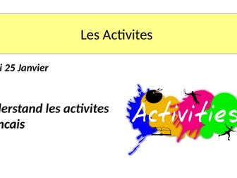 French Activitys YR7
