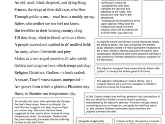 'England in 1819' - Shelley - Analysis