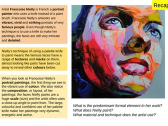 Francoise Nielly Worksheets, Tasks and Information