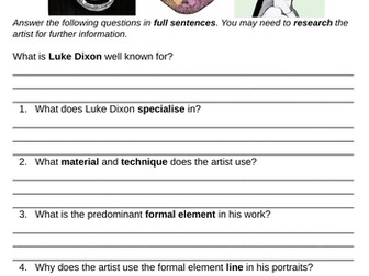 Luke Dixon Questions