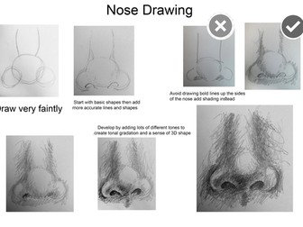 Drawing/shading a nose