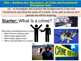Overview lesson for Crime and Punishment