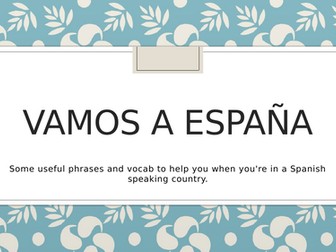 Basic Spanish phrases for holidays