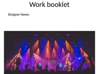 GCSE Drama Component 1 Lighting Designer Workbook