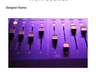 GCSE Drama Component 2 Sound Designer Workbook