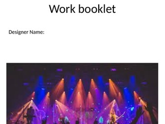 GCSE Drama Component 2 Lighting Designer Workbook