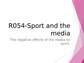 Sport and The Media pack