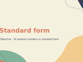 standard form