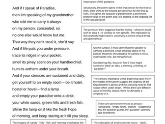 A Portable Paradise - Robinson -analysis