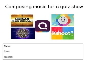 Composing music for a quiz show L1-L6