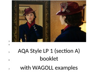 AQA style LP1 LA workbook Mary Poppins Returns