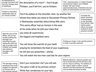 8 fully annotated poems from Worlds and Lives Anthology