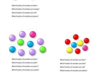 Fractions of objects - Smarties