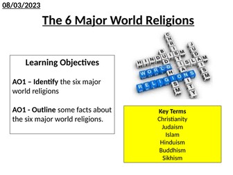 The 6 Major World Religions