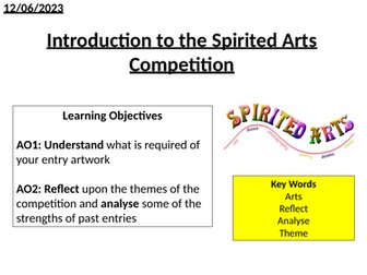 Intro to Spirited Arts Competition 2023