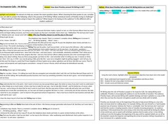 An Inspector Calls character revision