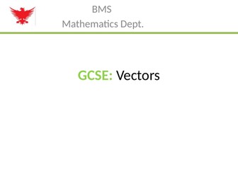 GCSE Vectors