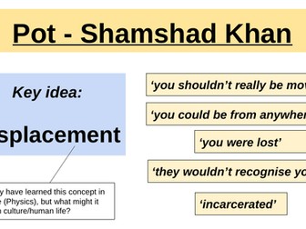 Lesson Powerpoint - Pot - Shamshad Khan