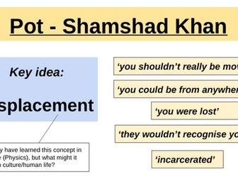 Lesson Powerpoint - Pot - Shamshad Khan