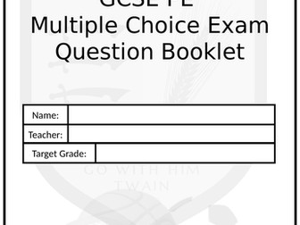 GCSE PE OCR Multiple Choice Exam Booklet