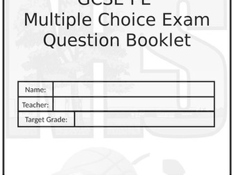 Edexcel GCSE PE Multiple Choice Booklet
