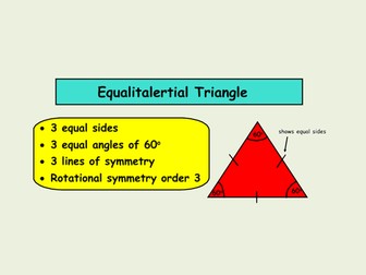 Properties of Triangles Powerpoint