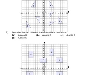 Transformations Worksheet