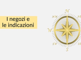 Italian GCSE Shops and directions