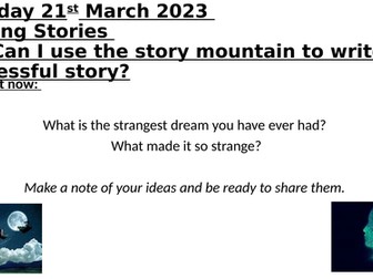 Creative Writing using Story Mountain KS2