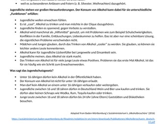 Warum Jugendliche Alkohol trinken