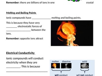 Properties of Ionic Compounds