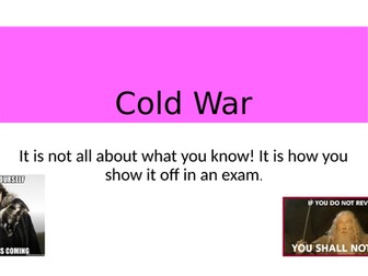 Cold War Edexcel Full Revision Power point