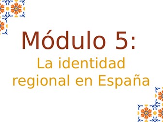 AQA A level Module 5: La identidad regional Semana Santa