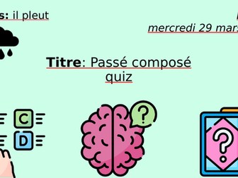 Passé Composé Quiz