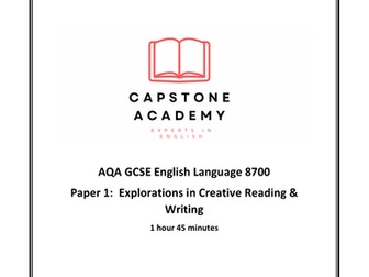 5 x AQA English Language GCSE Paper 1 Sample Papers