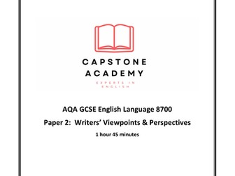 5 x AQA English Language GCSE Paper 2 Sample Papers