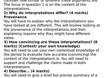 AQA Germany Democracy to Dictatorship question booklet